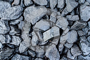 Close-up of Crushed Dolomite Stone