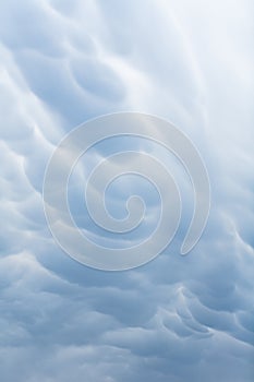 Close up on cumulonimbus clouds photo