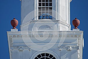 Close up Cupola on top of Legislative Hall in Dover, Delaware photo