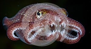 Close up of a cuttlefish