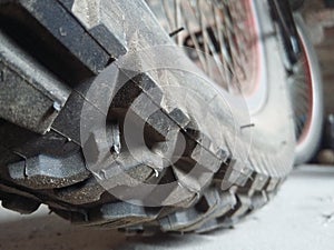 A Close up of Cycle Tire