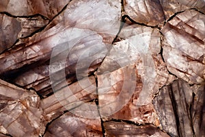 Close-up of Decorative mineral good food backdrop