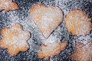 Close-up of delicious homemade Cookies