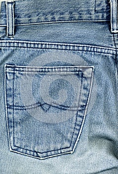 Close-up of the denim cloth