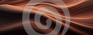 Close-up desert dune textures. AI Generative photo