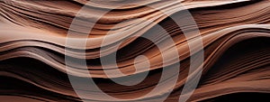 Close-up desert dune textures. AI Generative photo