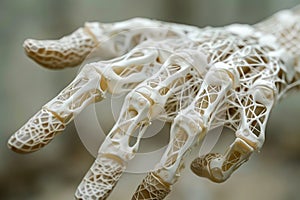 Close up Detail of Intricate Lizard Skin Shedding Off in Natural Environment with Blurred Background