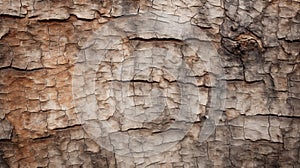 Close-up Detail Of Natural Tree Bark Texture In The Style Of Threadbare Abstractions