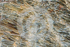 Close up of details of abstract natural stone rock cut texture c