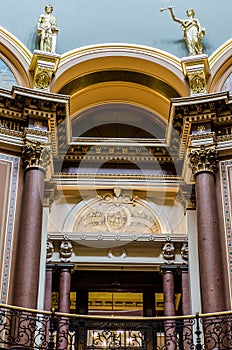 Close-up details of architecture, Iowa State Capitol