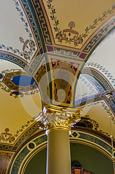 Close-up details of architecture, Iowa State Capitol
