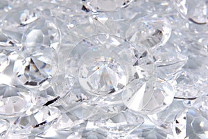 Close up of the diamonds photo