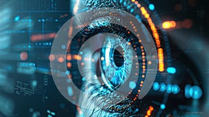 Close-up of a digital interface showing real-time