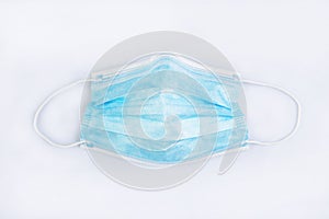 Close-up of disposable surgical masks