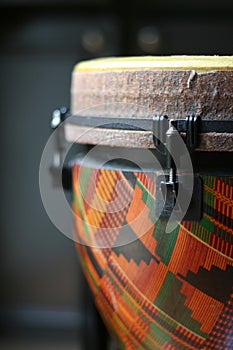 Close Up of a Djembe Head 4