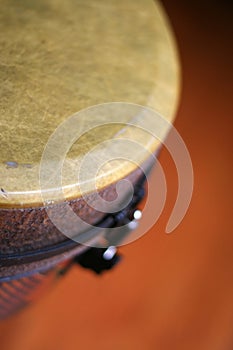 Close Up of a Djembe Head 6