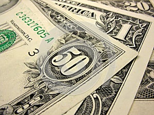 Close-up of dollars