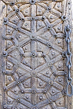 Close-up of door in Stone Town, Zanzibar, Tanzania