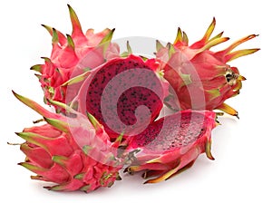 Close up of a dragon fruits