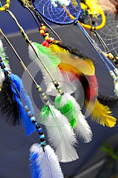 Close up of Dream Catchers