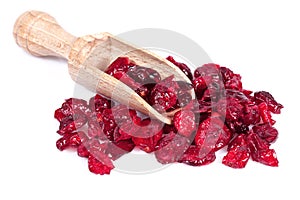 Close up of dried cranberry