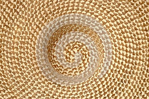 Close up dried plant grid patterns of an oriental lady hat