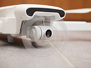 Close up of drone camera system.