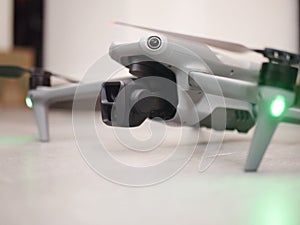 Close up of drone camera system.