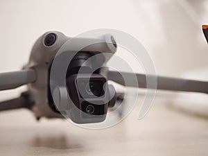 Close up of drone camera system.