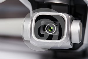 Close up of drone camera system