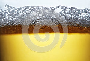 Close up drops of a Ice Cold Pint of Beer