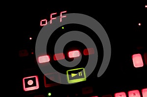 Close up of Drum Machine