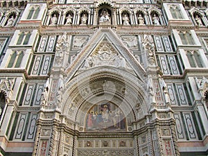 Close Up of Duomo in Florence