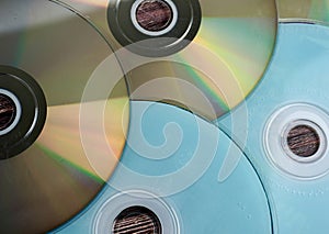 Close up DVD compact disk