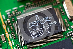 Close-up of electronic components