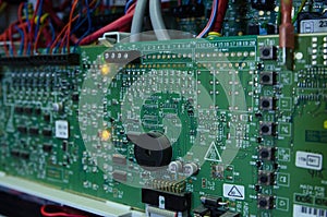 Close up of elektronics