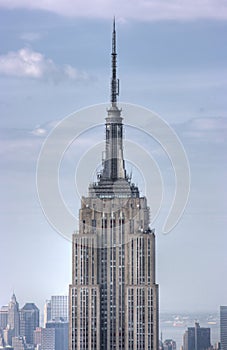 Close up Empire State Building