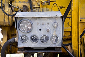Close Up Engine Panel  Control Box