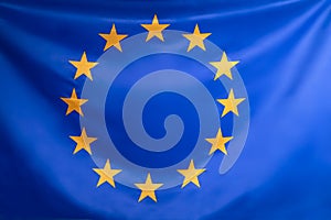 Close-up Of European Union Flag