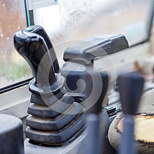 Excavator Control Levers and Joysticks