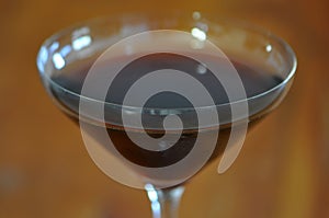 Close up of an Expresso Martini Cocktail drink