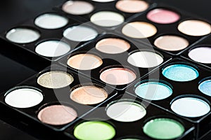 Close-up Of Eye Shadow Palette