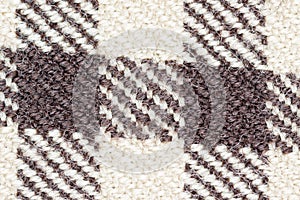 Close-Up of a fabric textile pattern