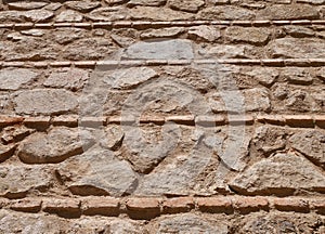 Close up of Facade of Archbishop's Palace, Palacio Arzobispal in Toledo, Castile La Mancha, Spain. Wallpaper