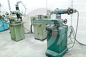close up factory machine