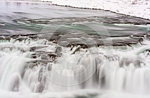 Close up of Faxi Waterfall