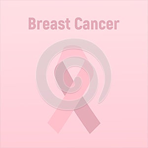 Close-up of a female doctor with lab coat in his office holding a clipboard. Breast Cancer Awareness Background