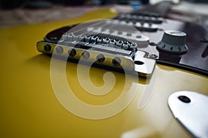 Close up of Fender Mexican Stratocaster