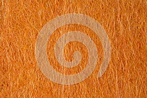 Close Up Fibres Orange Background