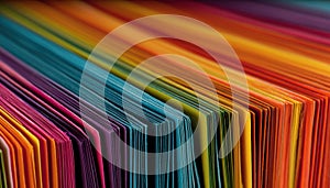 Close-Up Of A File Stack And File Folder